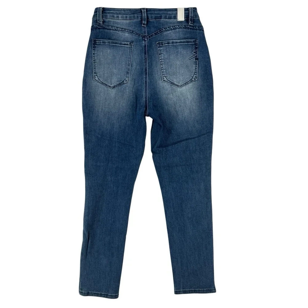 Secrets With‎ Love Super High Narrow Waist Lace-Up Skinny Jean Womens Juniors 11